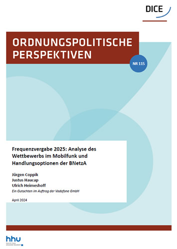 Cover: Coppik Haucap Heimeshoff Frequenzvergabe DAV